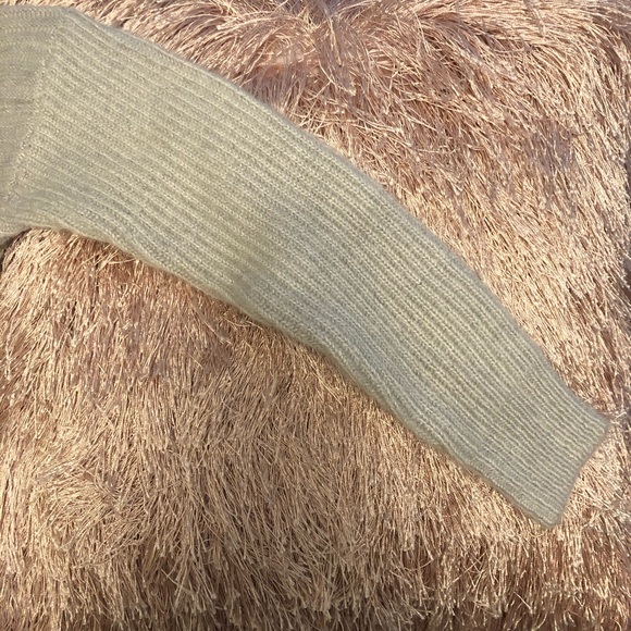 Bebe grey cropped knit sweater - Picture 7 of 8